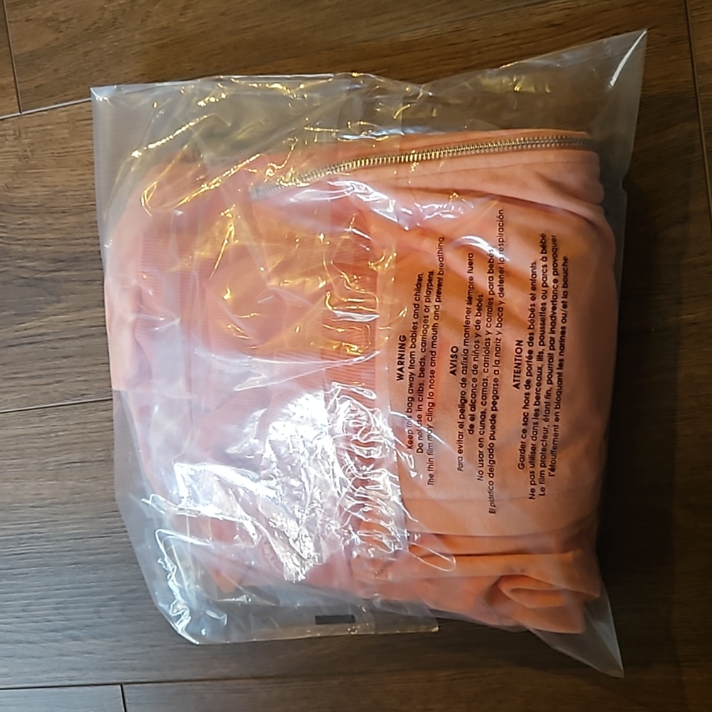 TRUE RELIGION CRYSTAL HS WING VELOUR ZIP HOODIE- BURNT CORAL SIZE XXL - Picture 12 of 12